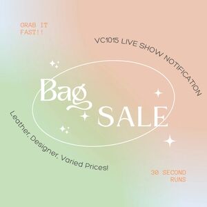 Live Show Notification! Bags Share Show